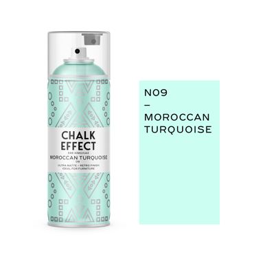 Spray Chalk Effect Moroccan Turquoise No 9, 400ml
